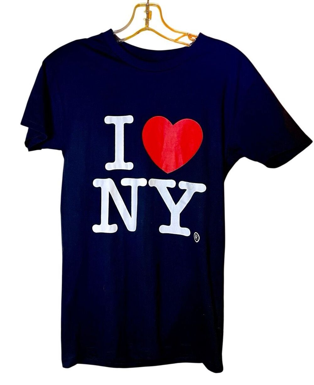 Vintage 90s I Love NYC New York City Black  Short Sleeve T-Shirt - Men's Size SM